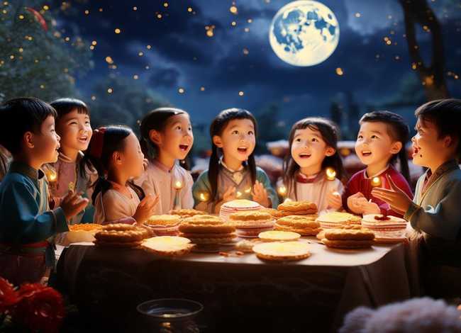 儿童中秋古诗朗诵稿，少儿中秋节诗词朗诵