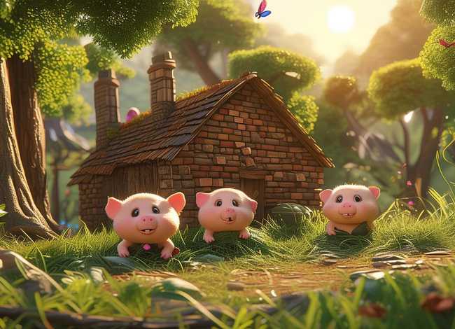 三只小猪的儿童故事mp3（三只小猪的故事试听）