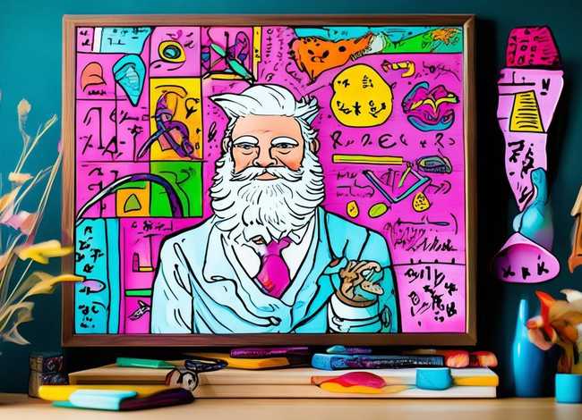 数学家的故事儿童手抄报，数学家的故事手抄报模板简单