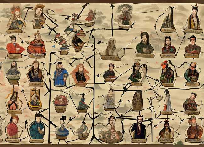 三国人物关系图；三国人物关系图表