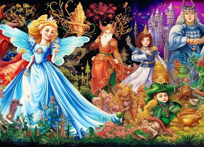 中外童话海报；中外童话海报素材