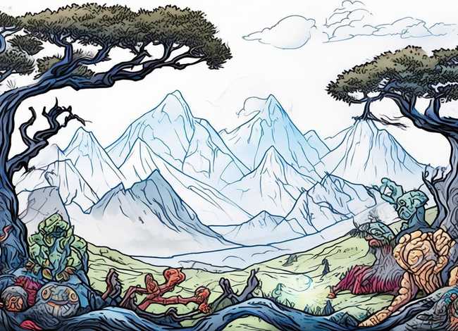 世界神话故事简笔画 世界神话故事简笔画,绘画