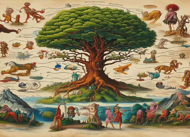 古代神话故事思维导图 - 古代神话故事思维导图模版 古代神话故事思维导图 - 古代神话故事思维导图模版