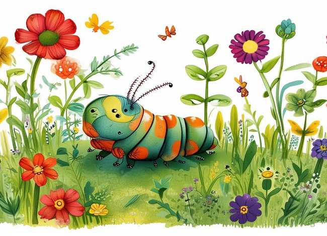 儿童故事毛毛虫 幼儿故事毛毛虫