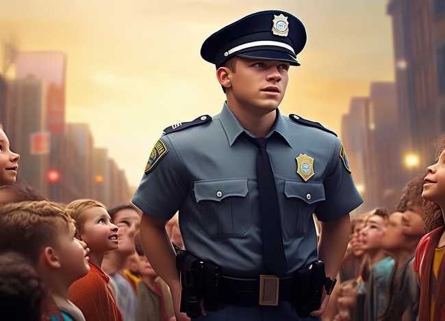 勇敢的警察儿童故事 勇敢的警察故事绘本