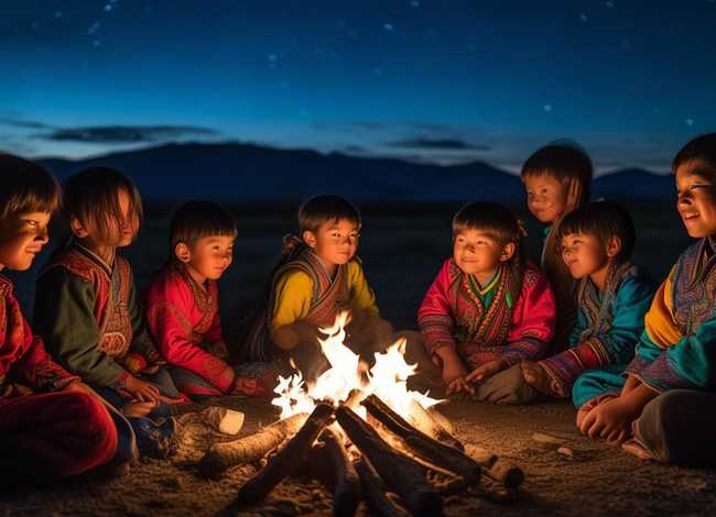 蒙古儿童故事短；蒙古幼儿故事