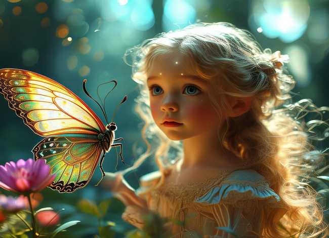 儿童童话故事之蝴蝶公主、阿布故事蝴蝶公主