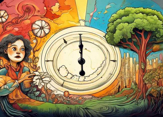 时间的故事画报模板 - 时间的故事手抄报图片