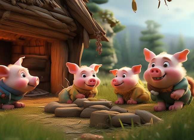 儿童故事大全文字版三只小猪（幼儿故事大全三只小猪）