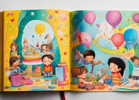 儿童故事书生日礼物 - 儿童创意手工制作·生日的礼物书籍