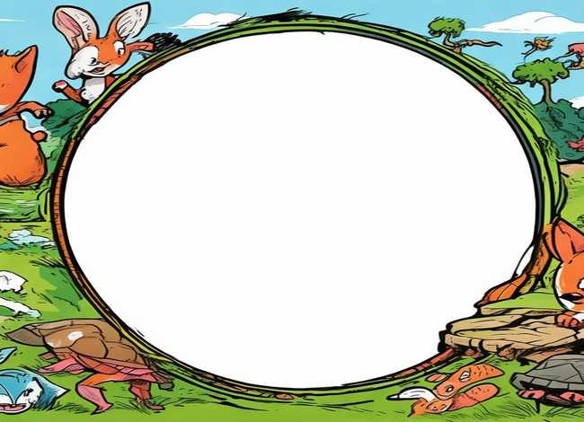 寓言故事连环画模板 寓言故事连环画模板打印