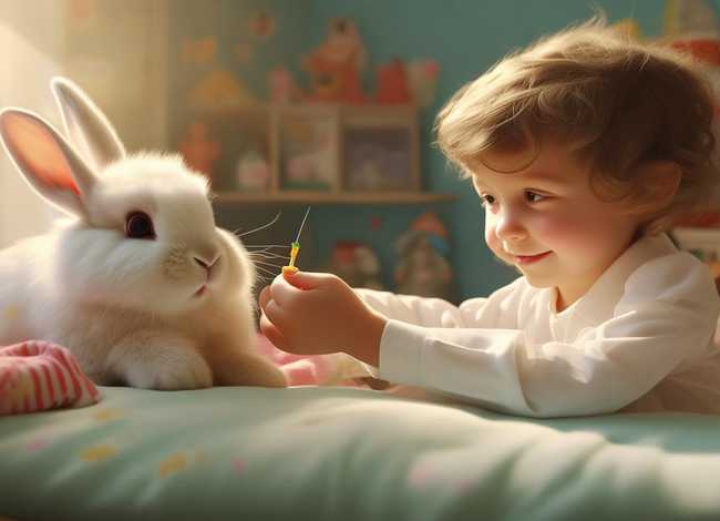 小白兔打针儿童故事 小白兔打针的故事