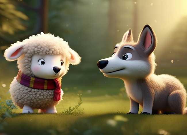儿童故事小羊和小狼，幼儿故事小羊和狼的故事