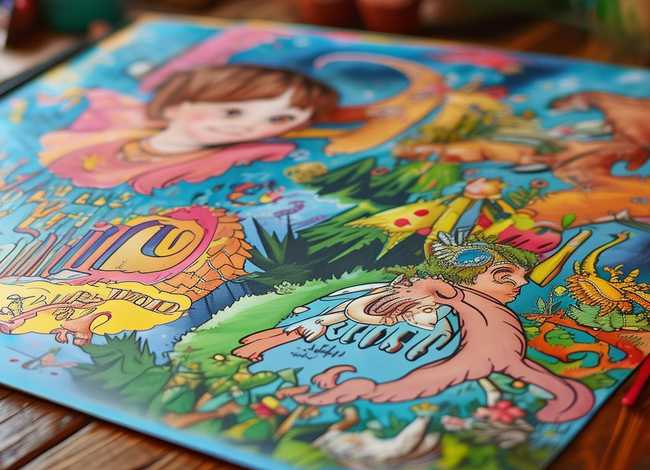 小学生以童话故事为主题的画、以童话为主题的小报