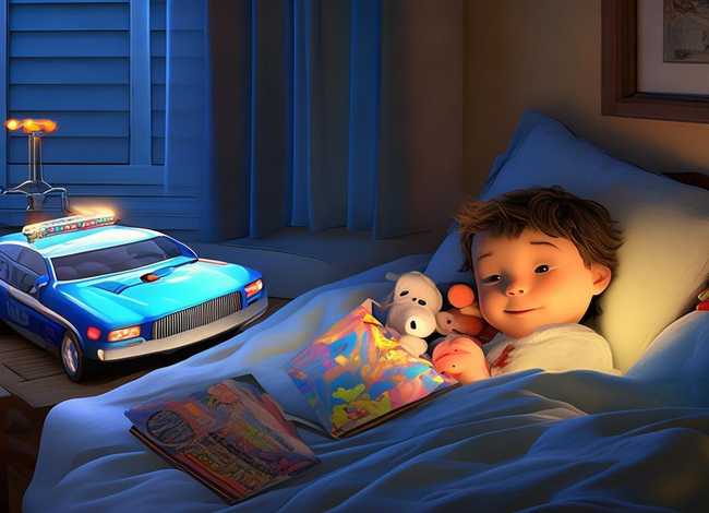 警车故事3-6岁儿童故事 - 警车的故事 幼儿睡前