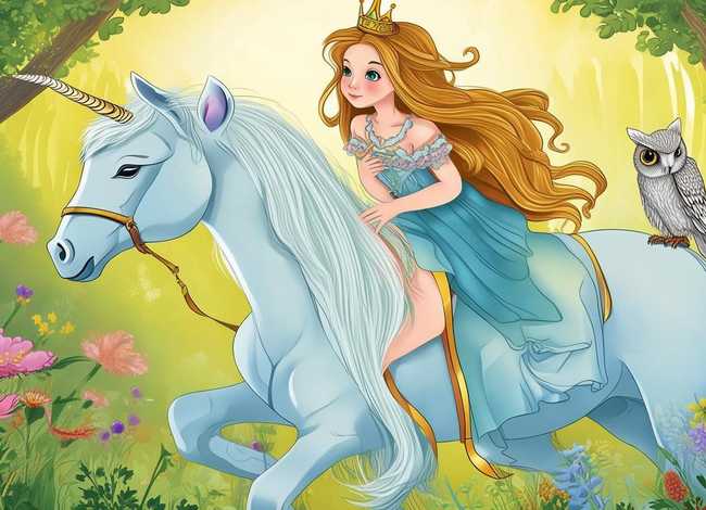 公主儿童故事插画（公主少儿故事）