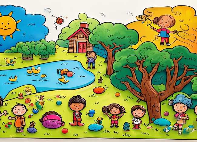 自制儿童绘本故事3-6岁、幼儿自制绘本故事6张简单图