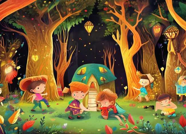 儿童故事绘本森林里的故事；森林里的故事大班故事绘本