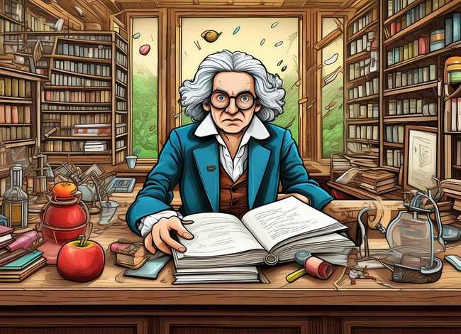 《牛顿的故事》 牛顿的故事手抄报