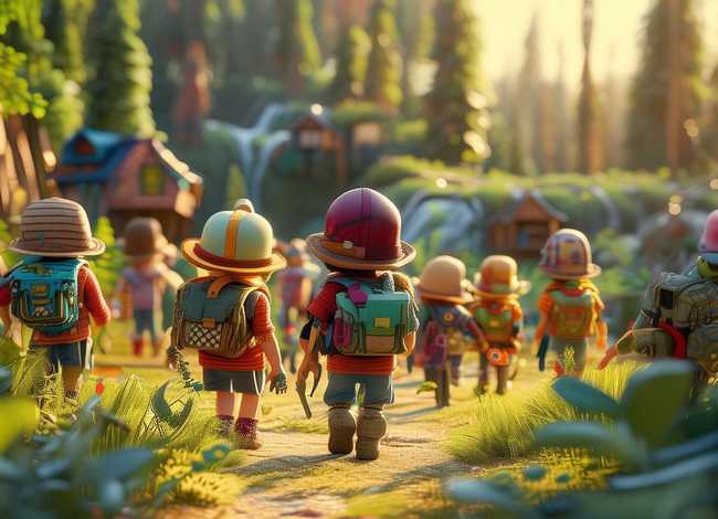 儿童探险故事 - 探险幼儿故事