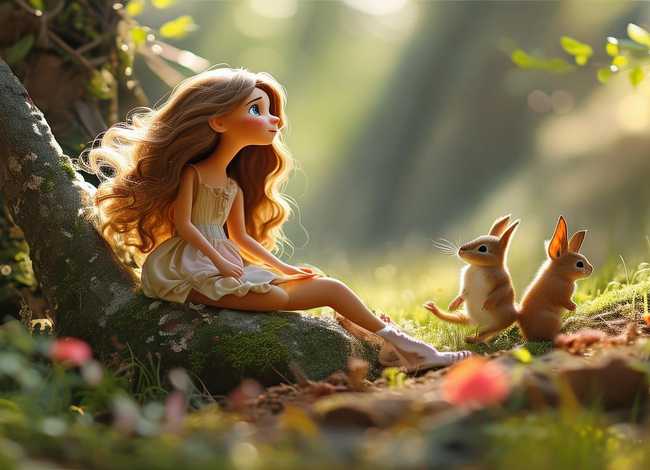 儿童故事迷你小女孩 - 幼儿故事小女孩