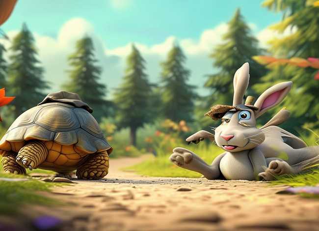 英语成语故事短篇，英语成语故事短篇龟兔赛跑