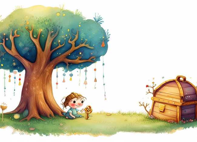 儿童童话故事画简单又漂亮；儿童童话简笔画