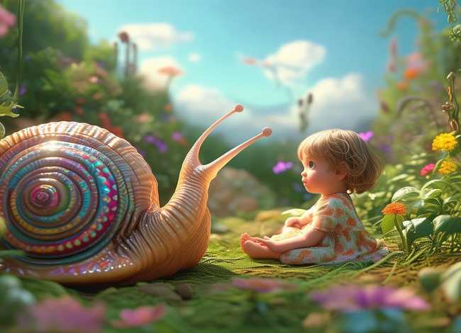 儿童故事蜗牛的故事，蜗牛的故事和儿歌