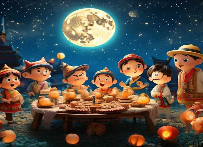 儿童故事中秋节视频、幼儿中秋节故事视频