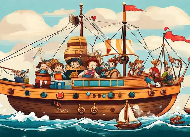 轮船冒险儿童故事 轮船的故事幼儿园教案