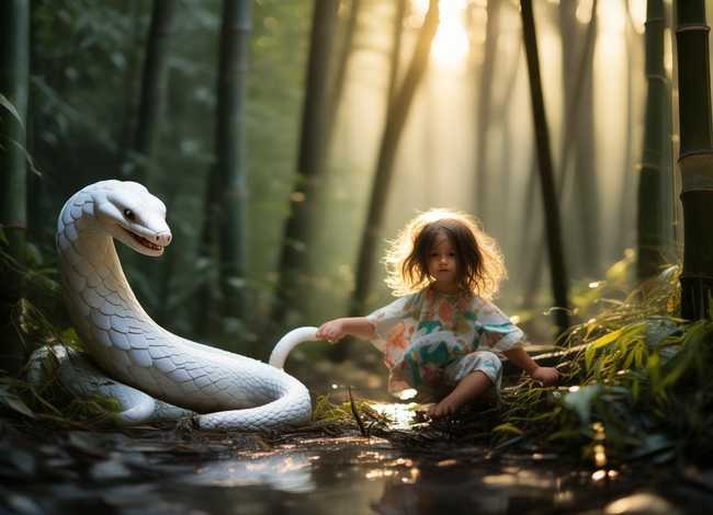 白蛇传儿童故事文本；白蛇传故事文字