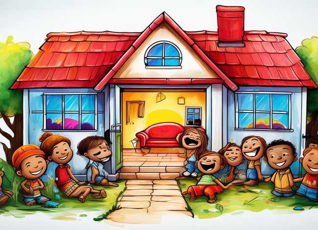 关于家的儿童画、关于家的儿童画怎么画