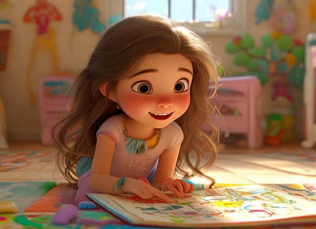 儿童小女生的故事 - 小女孩的幼儿故事