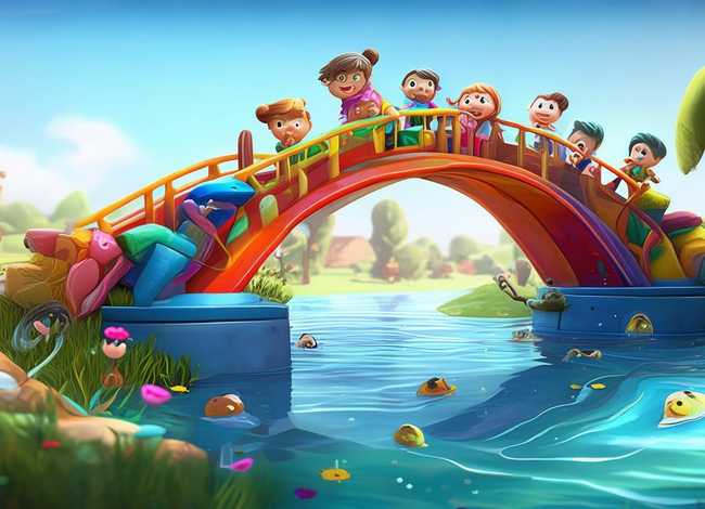 桥的故事视频动画幼儿园；桥的故事视频动画幼儿园版