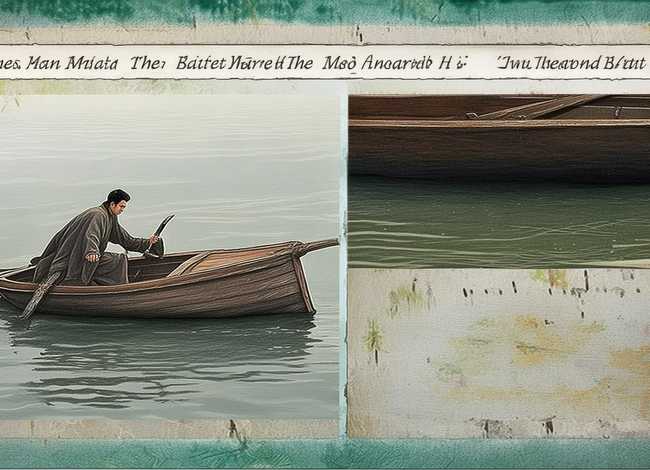 刻舟求剑的故事英文版；刻舟求剑的故事英文版150字