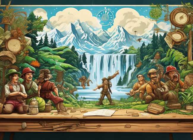 探险故事手抄报，探险故事手抄报图片