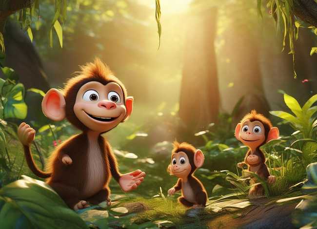 儿童小猴子故事视频、小猴子关于小猴子故事的视频