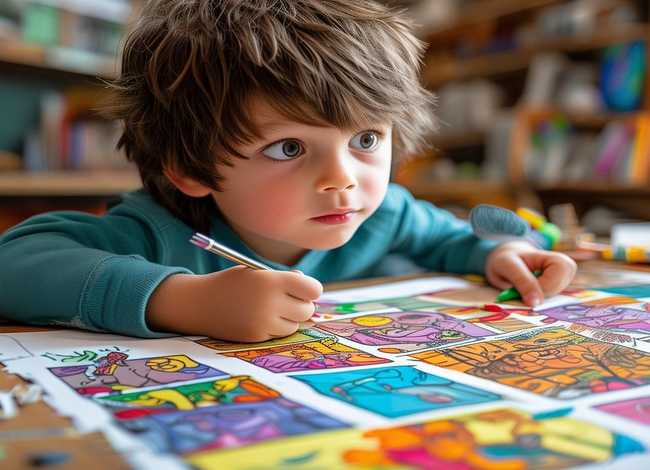 小学生神话故事连环画自制 小学生神话故事连环画自制图片