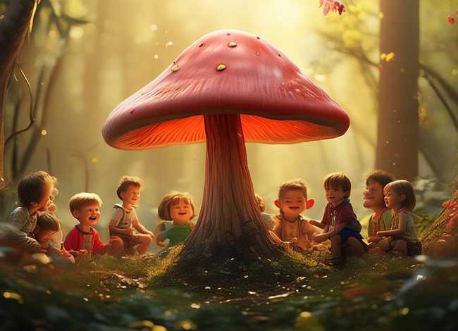 蘑菇的儿童故事、蘑菇的故事轻松吗