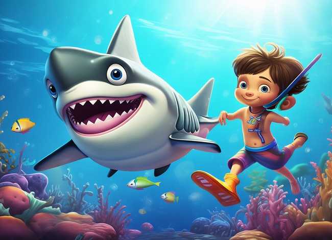 儿童有声绘本故事大全鲨鱼；有关鲨鱼的绘本故事