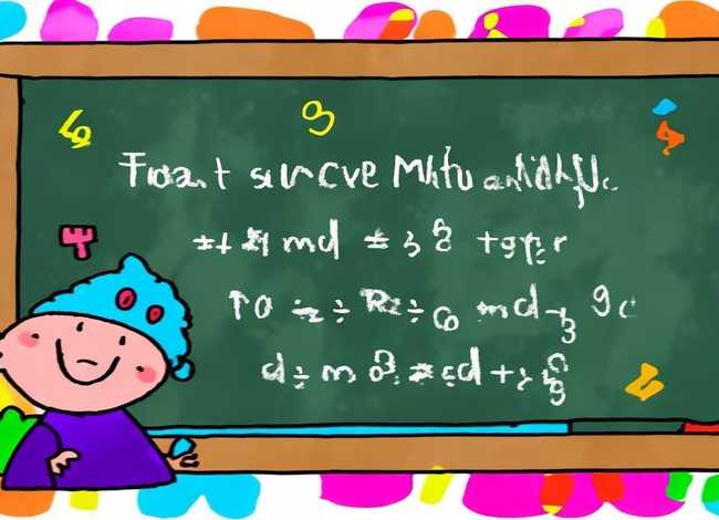 数学故事绘画作品五年级简单；数学故事手抄报五年级下册简单又好看