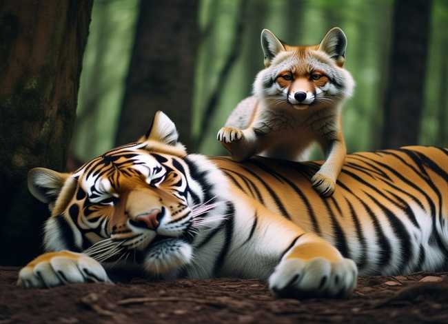 简单说一下狐假虎威的故事 - 简单说一下狐假虎威的故事英语