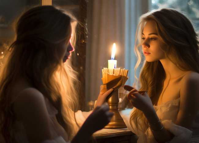 梳头发的故事；梳头发的故事图片