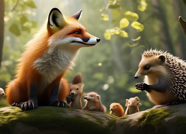 狼和刺猬的故事；狼和刺猬的故事作文