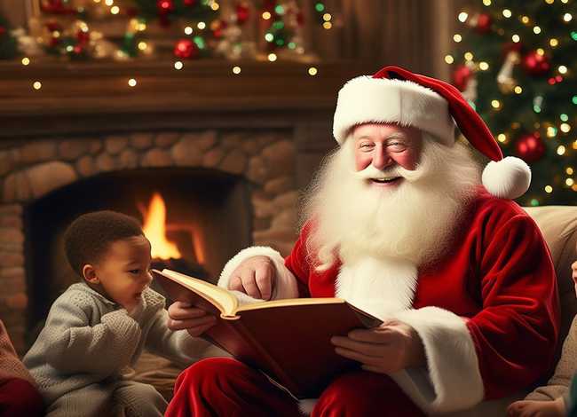 圣诞老人讲故事 讲故事圣诞老人的故事