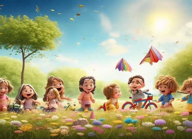 阳光下的成长儿童画（阳光下的成长儿童画怎么画）