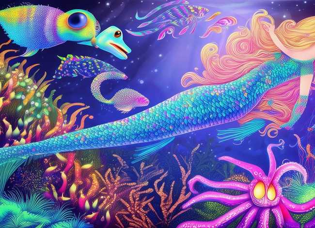 海洋世界画童话故事 海洋世界绘画故事