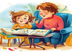 亲子阅读儿童画作品（亲子阅读儿童画作品图片）