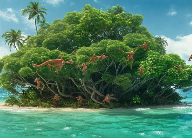 猴岛的图片 - 猴岛的图片长什么样