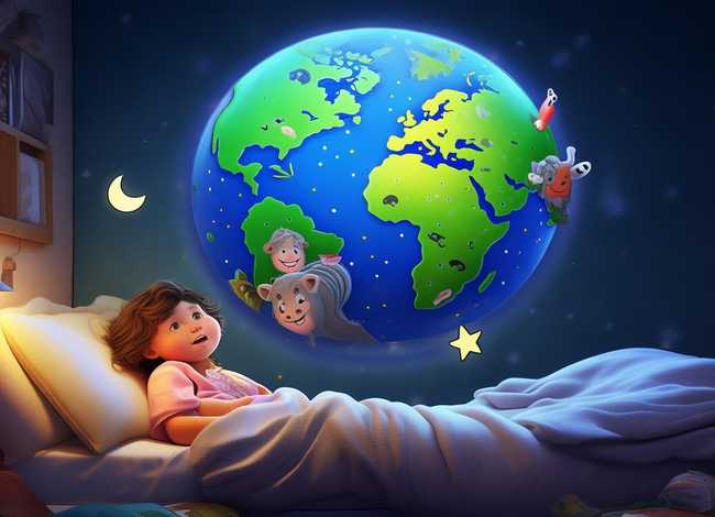 地球的故事儿童睡前，幼儿睡前故事,关于地球的故事